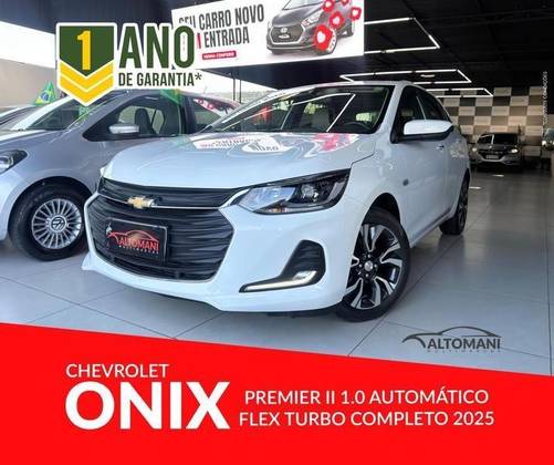 CHEVROLET ONIX 1.0 TURBO FLEX PREMIER AUTOMÁTICO CHEVROLET ONIX 1.0 TURBO FLEX PREMIER AUTOMÁTICO